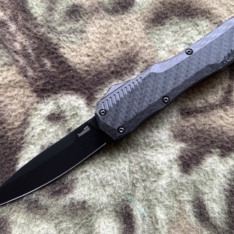 Kershaw Livewire Carbon Fiber Black Blade 9000CFBLK Automatic OTF