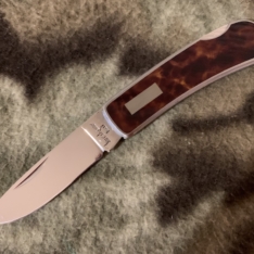 Vintage Kershaw 5300 Faux Tortoise Shell Lockback Circa. Late 70’s Very Nice